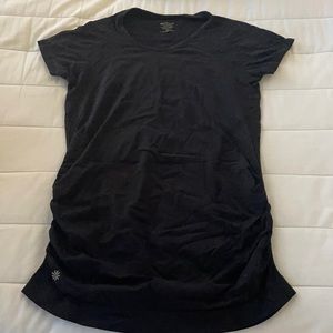 Athleta shirt sleeve T black